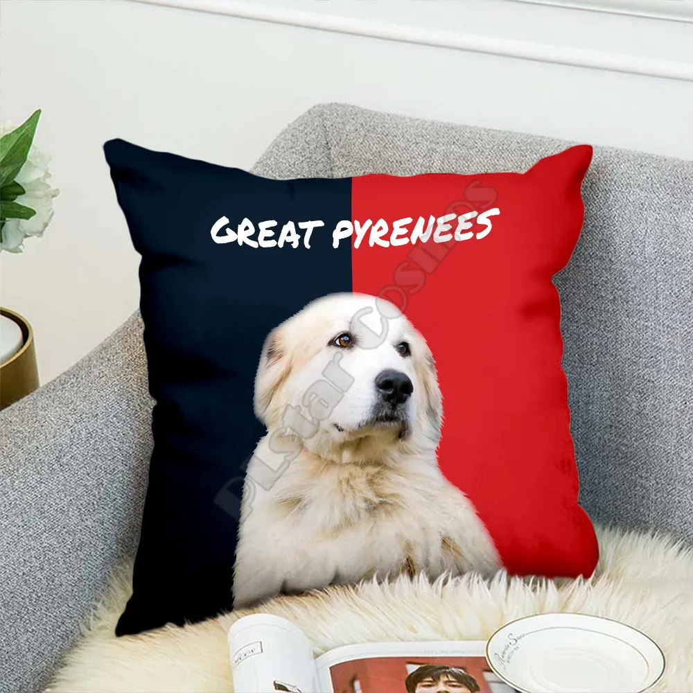 

Best Friend Great Pyrenees Dog Pillow Covers Pillowcases Throw Pillow Cover Home Decoration