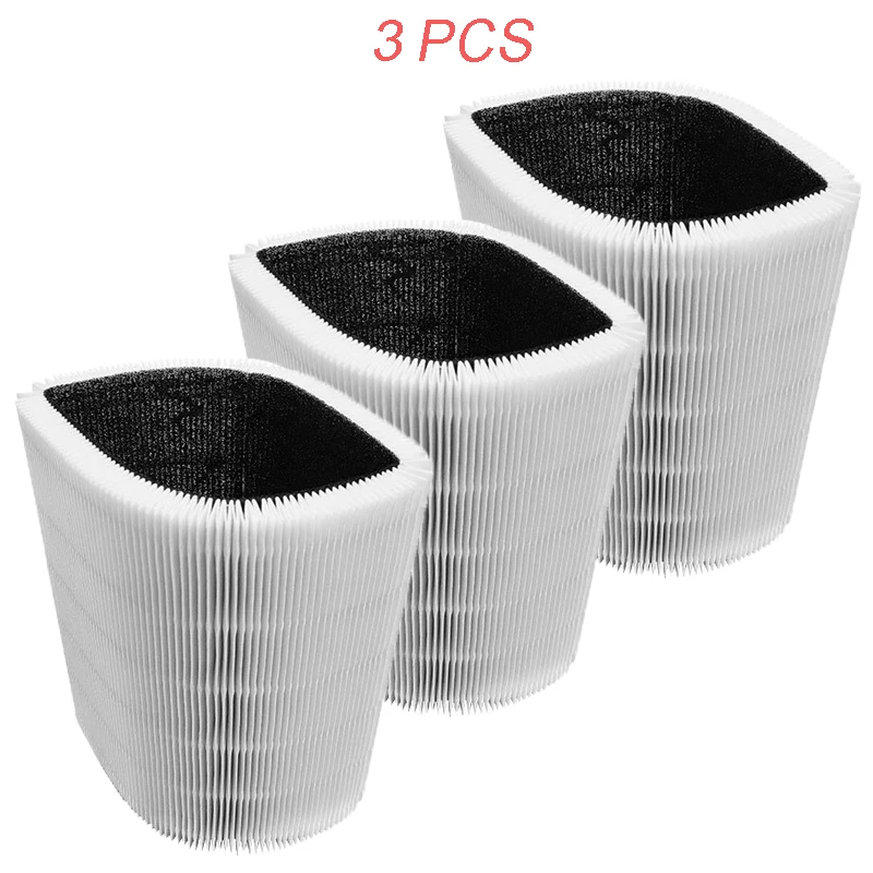 1/2/3 PCS HEPA Filter For Blueair Blue Pure 411 411+ & MINI Collapsible Air Purifier Filter  Activated Carbon Composite Parts