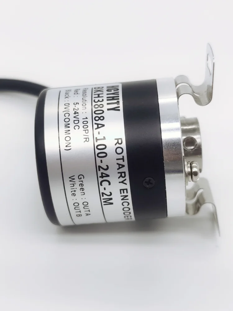 사용자 정의 로타리 광학 전자기 전기 펄스 인코더 ZKP3808H E38H8 E6HZ H40 HEF 세미 할로우 구멍 8mm