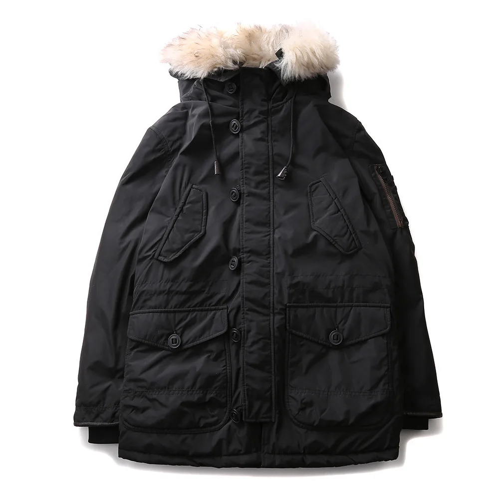 New Brand 2023 Clothing Jackets Thick Keep Warm Men Is Down Jacket High Quality Fur Collar Hooded Down Jacket Winter Coat Male