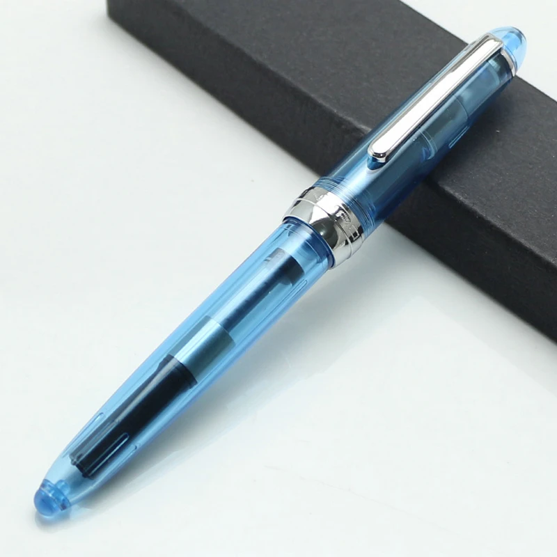 JINHAO 992 Fountain Pen Luxury Pen Pluma Estilografica Stylo Plume transparent ink pens Tinta Stationery Supplies Writing Gift