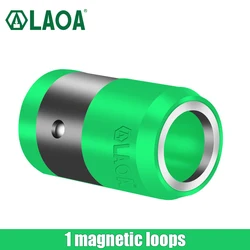 LAOA S2 1/4 “Screwdriver Bit With Magnetic Ring 6.35MM Electric Screwdriver bits and Strong Magnetism Ring