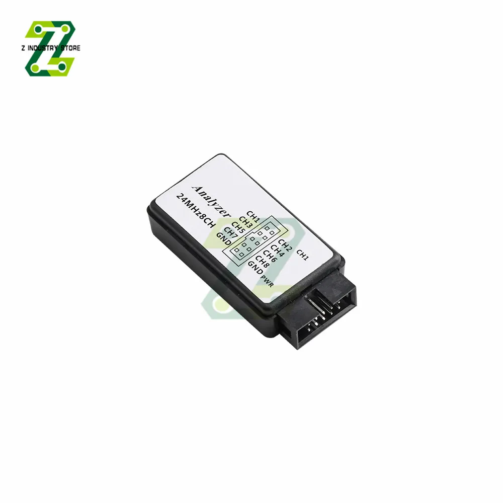 Imagem -03 - Analisador de Lógica Usb Portátil 24m 8ch Canais Depurar Ferramenta de Medição Upload de Dados