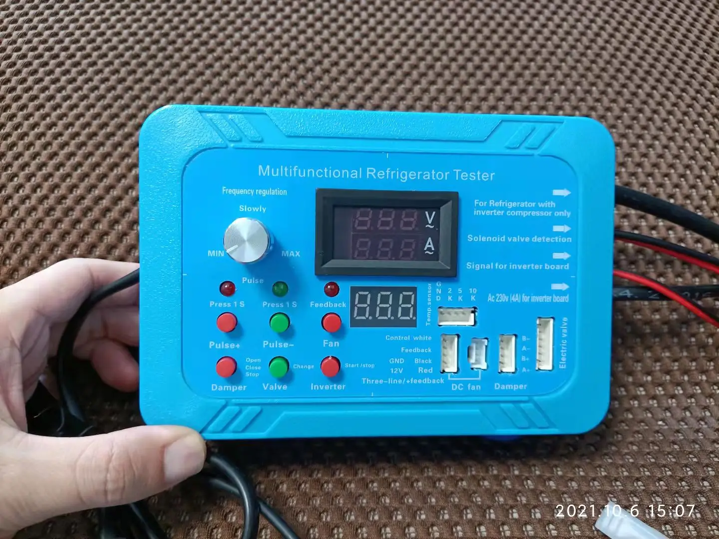 Imagem -02 - Inversor Geladeira Instrumento de Teste Compressor Inversor Placa de Pulso Válvula Solenóide Reparação Falha Ferramenta Instrumento Teste