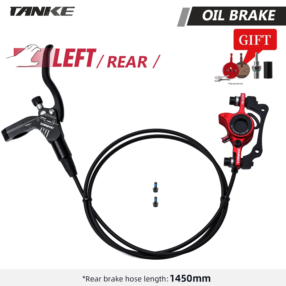 MTB Fiets Hydraulische Schijfrem Oliedruk Remklauw Klem Rem 160mm Voor Achter handvat EEN B-stijl CNC fiets Accessoires upgrad