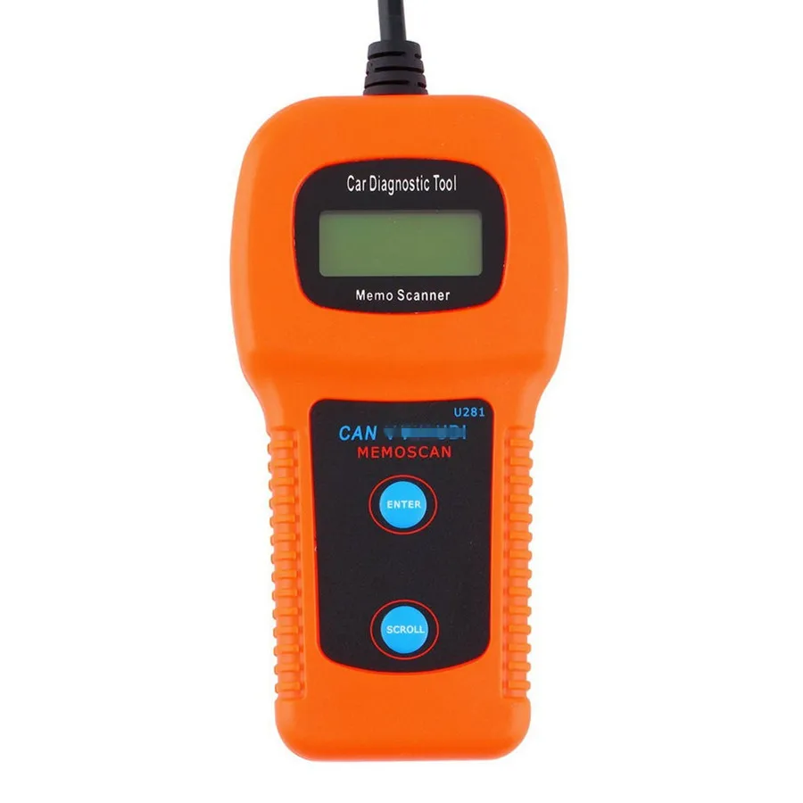 OBD2 Code Reader CAN U281 Car Code Scanner U281 OBD 2 Diagnostic Tool Code Reader Reset Tool U281