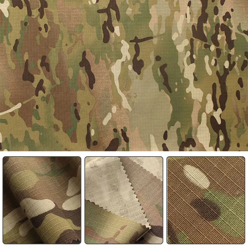 1.5 Meter Width Camouflage Cloth Thickened Multi-terrain Gradient Outdoor Tear-proof Polyester-cotton Blended Waterproof Fabric