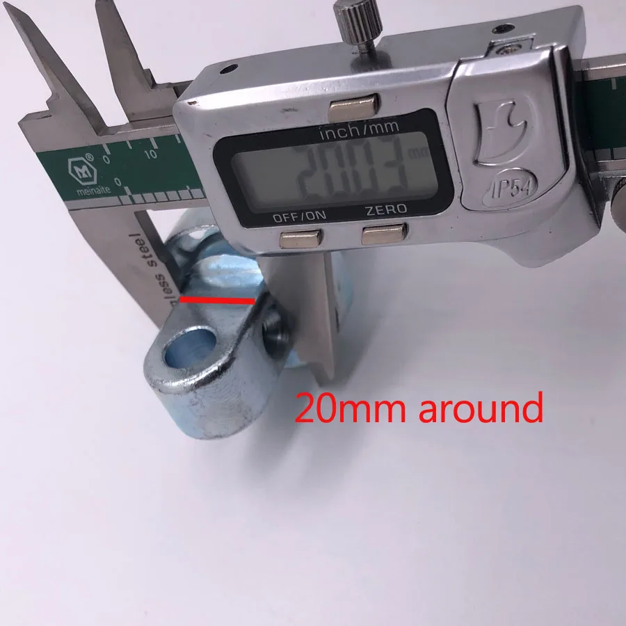 Klappbare untere Scharnierhalterung mit Bolzen, Original für Kaabo Mantis 8 Zoll 10 Zoll Elektroroller – Detail 7