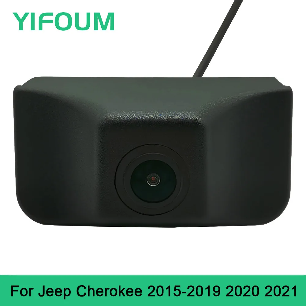 YIFOUM CCD Car Front View Parking Night Vision Positive Waterproof Logo Camera For Jeep Cherokee 2015 2016 2017 2018 2019 2021