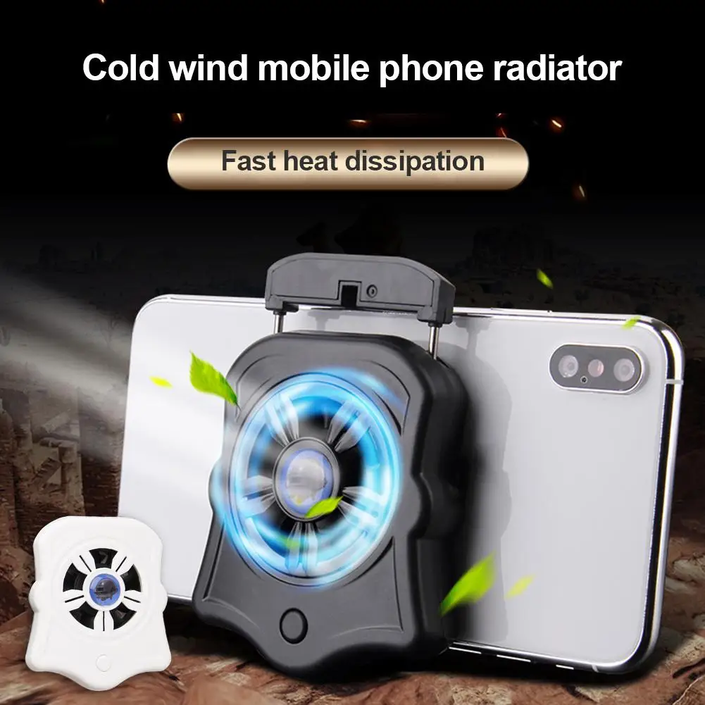 HOT Portable Universal Mobile Phone Radiator USB Game Cooler System Cooling Fan Gamepad Holder For Xiaomi Iphone Huawei Samsung