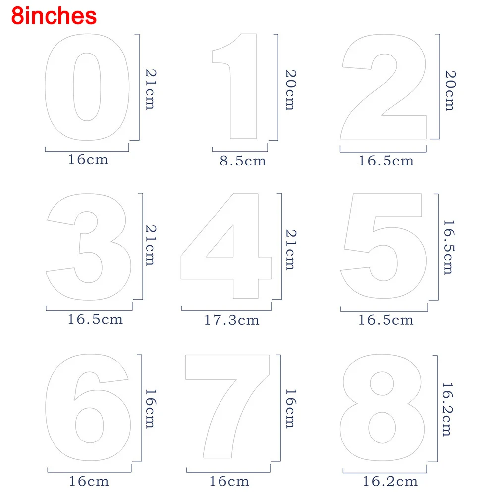 Numbers Cake Mould Set PET Decorating Baking Mold DIY Kitchen Tool For Birthday Pastry SUB Sale