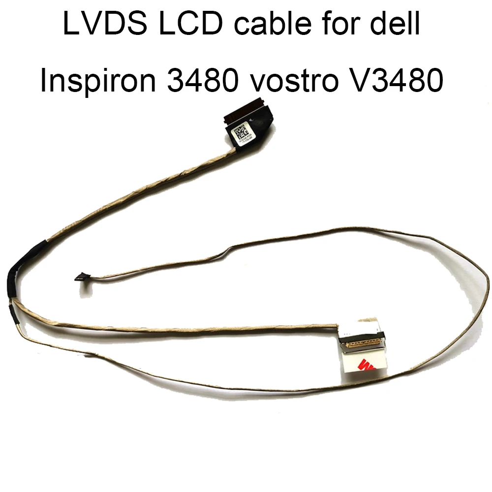 

LCD LVDS Screen Video Cable for Dell Inspiron 14 3000 3480 3482 Vostro V3480 V3481 V3482 CN-0JC1KK JC1KK DC020038E00 FHD 30Pin