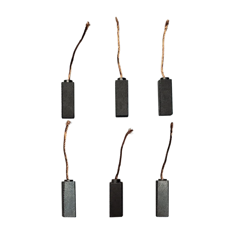 Pezzi di ricambio di ricambio del motore di rame della grafite dell'utensile elettrico della spazzola di carbone del motore dell'automobile 10PCS 4.5*6.5*19mm