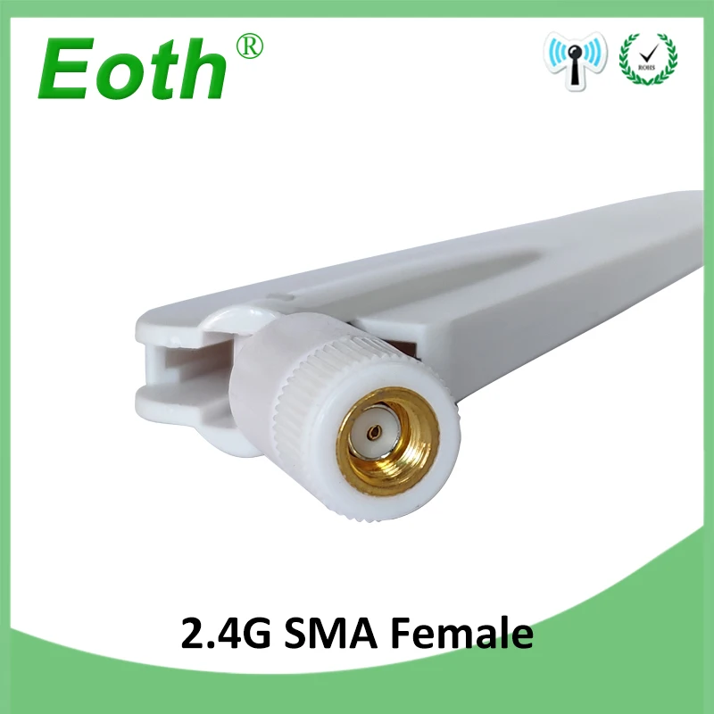 EOTH 1 2 stücke 2,4g antenne 8dbi sma weibliche wlan wifi 2,4 ghz antene pbx iot modul router tp link signal empfänger antena high gain