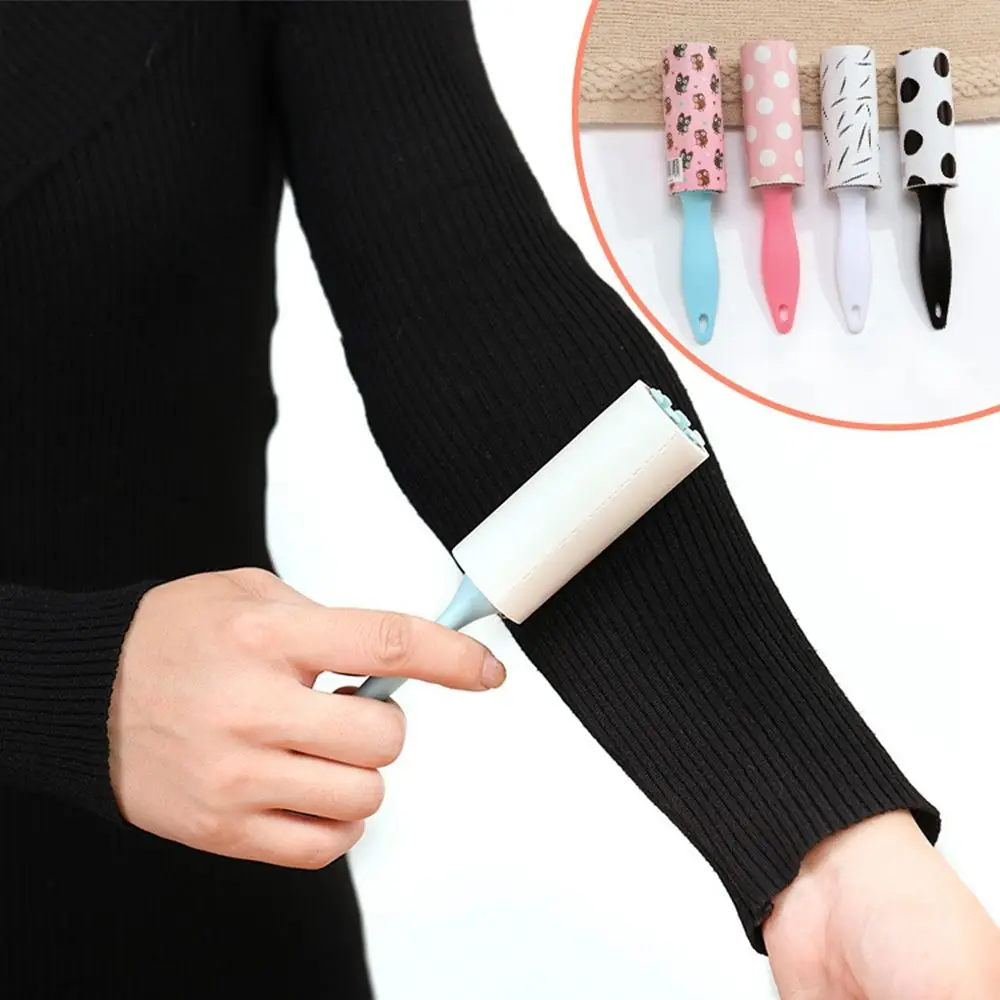 

1PC Mini Portable Lint Roller Clothes Dust Fluff Pet Hair Sticky Brush Rolls Clothes Coat Lint Roller Dog Pet Hair Remover