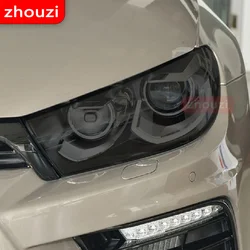 2 X For Volkswagen VW Scirocco 2008-2017 Car Headlight Tint Black Protective Film Protection Transparent TPU Sticker Accessories