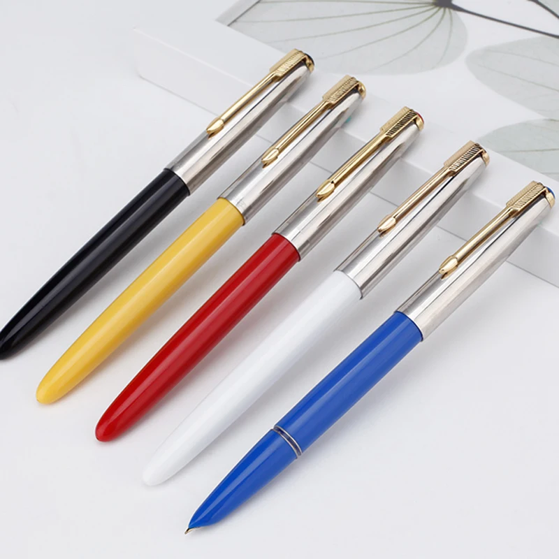 

luxury High quality brand HERO 616 Fountain Pen color gift plastic Extra fine 0.38mm Finance pen Stationery Office Supplies