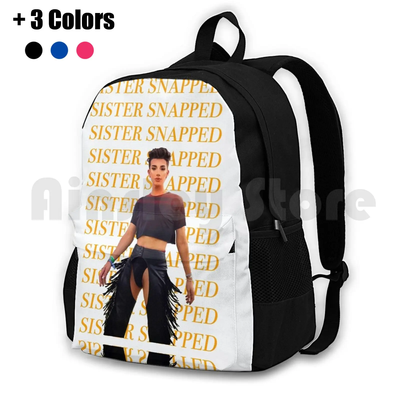 James Outdoor Hiking Backpack Riding Climbing Sports Bag James James Youtube Beauty Funny Cute Kitty Girl Sister Slay Queen Wig