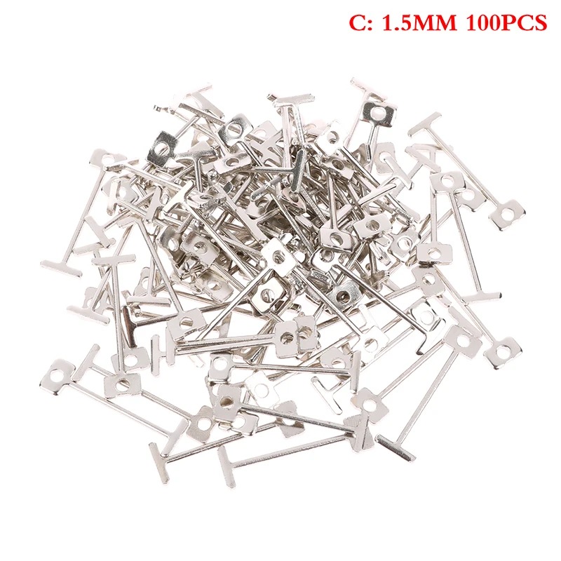 

100pcs 0.9/1.2/1.5mm Steel Needle Sample Tile Leveling System Can Replace Tile Leveling Device Clearance Tool Construction Tool