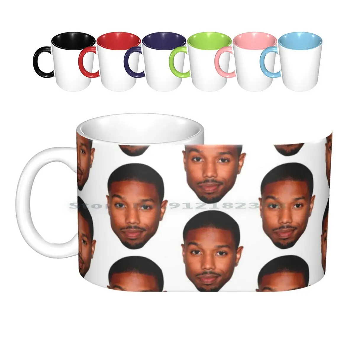 Michael B. Ceramic Mugs Coffee Cups Milk Tea Mug Michael B B Michael Actor Ship Summer The Wire Believe Michael Killmonger Came