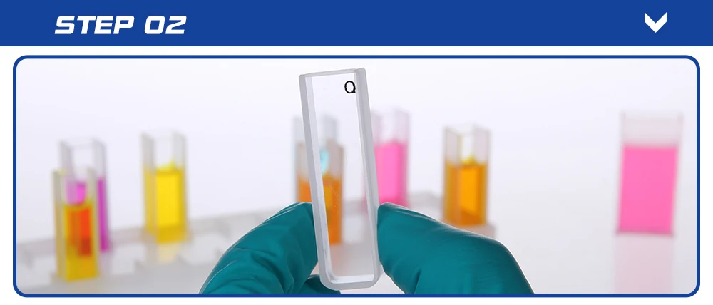 Gesinterte Glas-Mikroküvette 1-5mm Schlitz 350-1750µl Säure-Alkali-Beständige Spektrophotometer-Zelle Labor-Spektroskopie-Zubehör – Detail 18