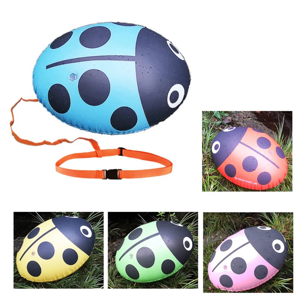 High Visible Swim Buoy Safety Float for Open Water Swimming Kayaking Diving Floating - Multiple Colors