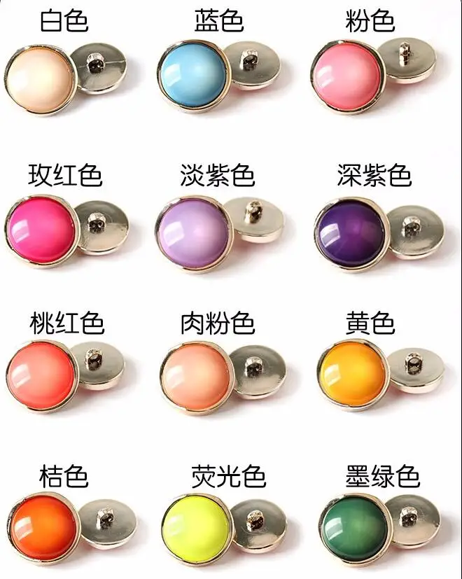 8Pcs/lot 18-30mm 20 colors high-grade colored pearly button ladies pajamas coat clothes round decorative buttons C099