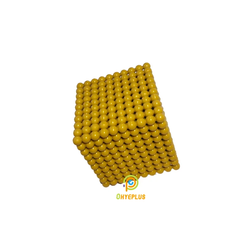 Montessori Golden Beads Materials Plastic Thousand Cube/ Hundred Square Kids Math Toys Educational Equipment Early Learning Tool