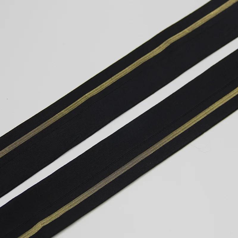 40mm Fold Over fasce elastiche 4cm Spandex Band Dress pizzo Trim cucito biancheria intima garza bordo cintura accessori di abbigliamento 1 metro