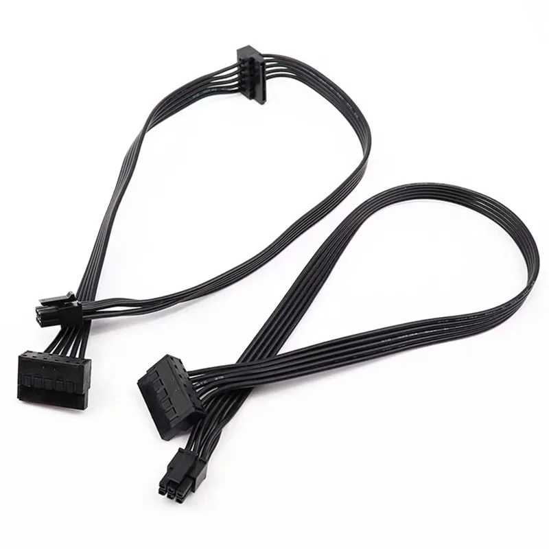 6 دبوس صغير إلى مزدوج SATA SSD كابل امدادات الطاقة إلى 6 دبوس صغير بدوره 2XSATA القرص الصلب سلك الطاقة لينوفو واجهة المجلس الرئيسي