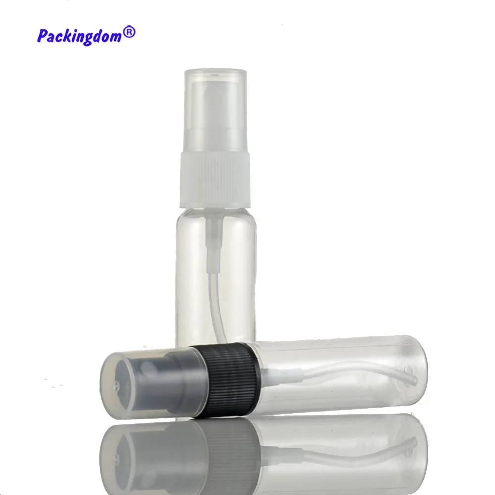 

50pcs Mist Sprayer Empty Plastic Bottle Clear Refillable Perfume Atomizer Cosmetic Sample Spray Packaging Tube Container 40ml