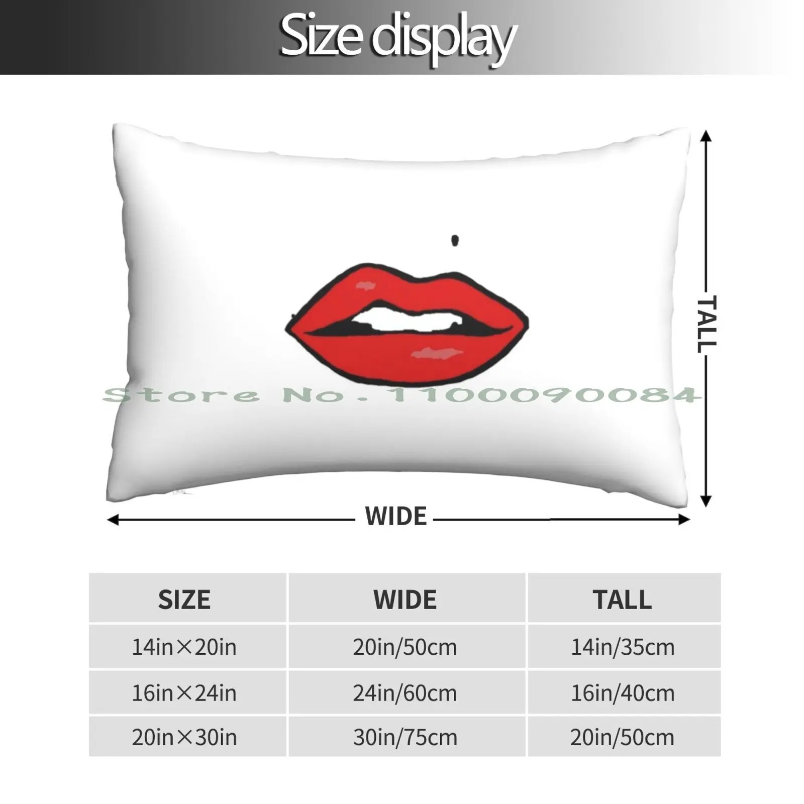 Ga Lips-White Pillow Case 20x30 50*75 Sofa Bedroom The Golden Girls Thegoldengirls Estelle Getty Sophia Petrillo Dorothy