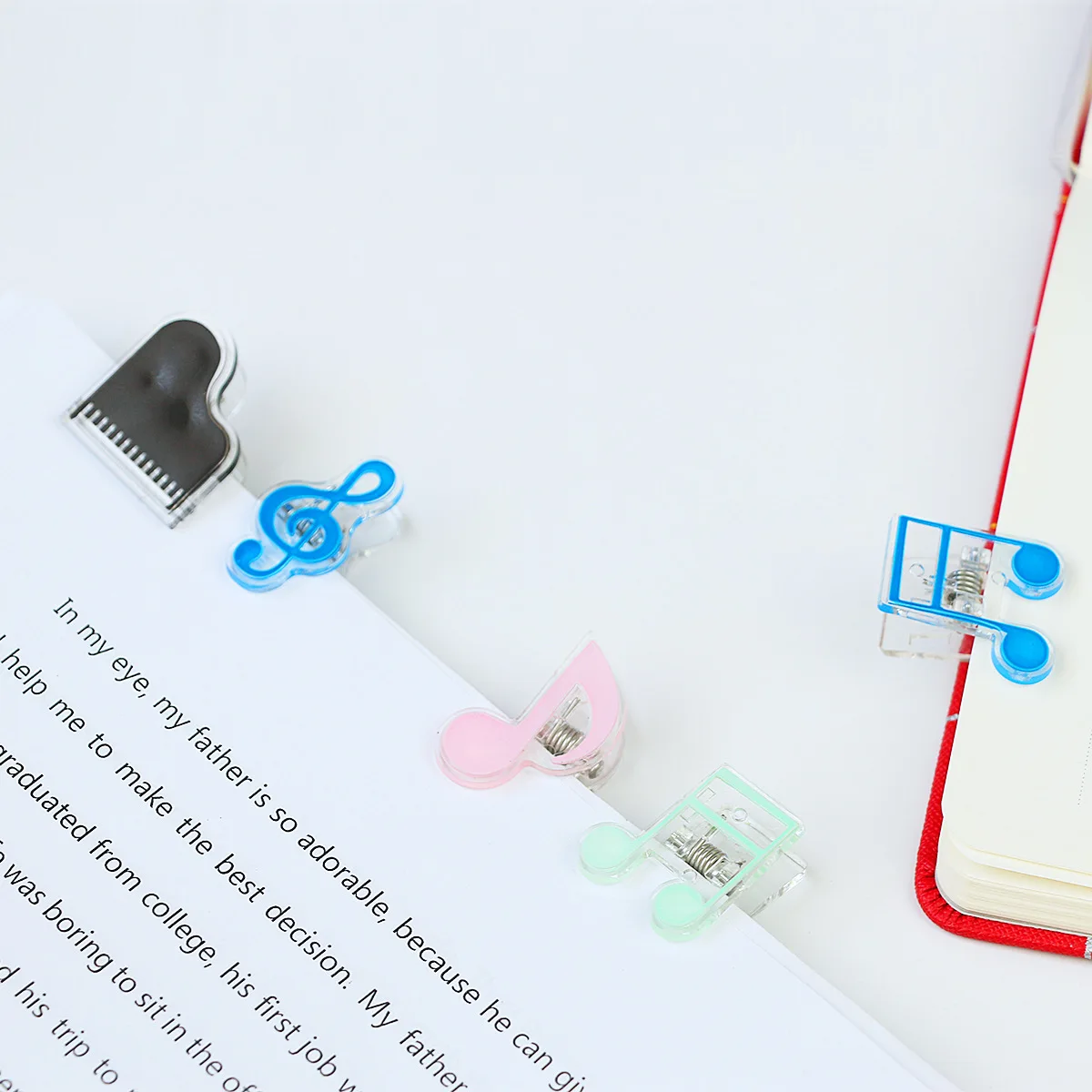 

Note Transparent Clip Student Data Papers Lecture Folder Office File Finishing Invoice Clip Paper Clips Decorative Paper Clips