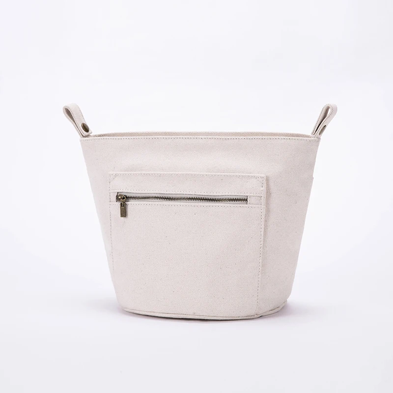 Canvas bag in bag simple storage bag inner bag finishing cosmetic bag clutch