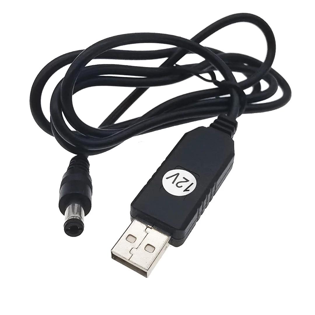 USB Power Boost Line DC 5V To DC 12V Step UP Module USB Converter Adapter Cable 2.1x5.5mm /1.35x5.5mm