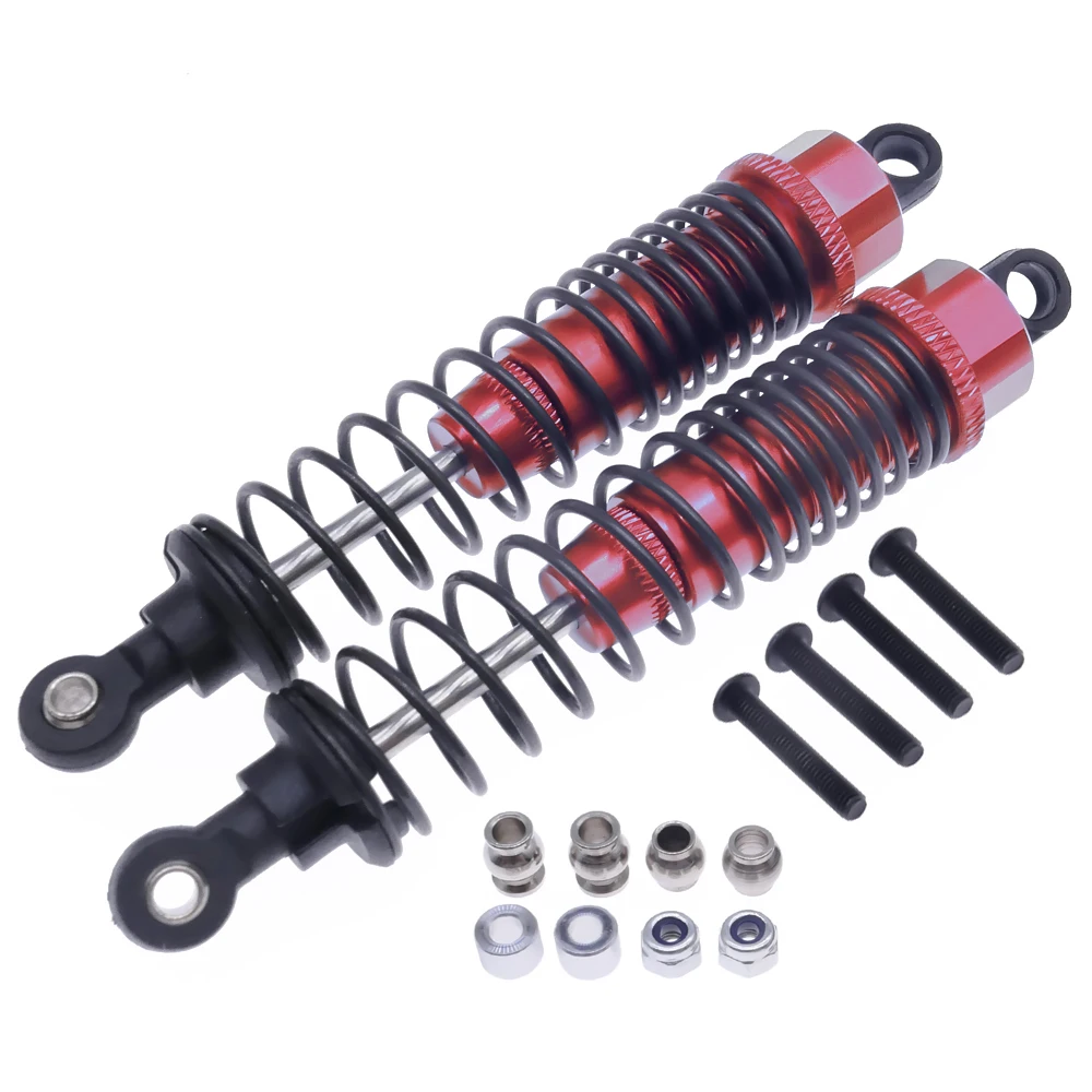 RCAWD 2pcs alloy front and rear shock absorber damper oil filled type for 1-10 RGT 86100 86110 FTX5579 Outback Fury crawler part