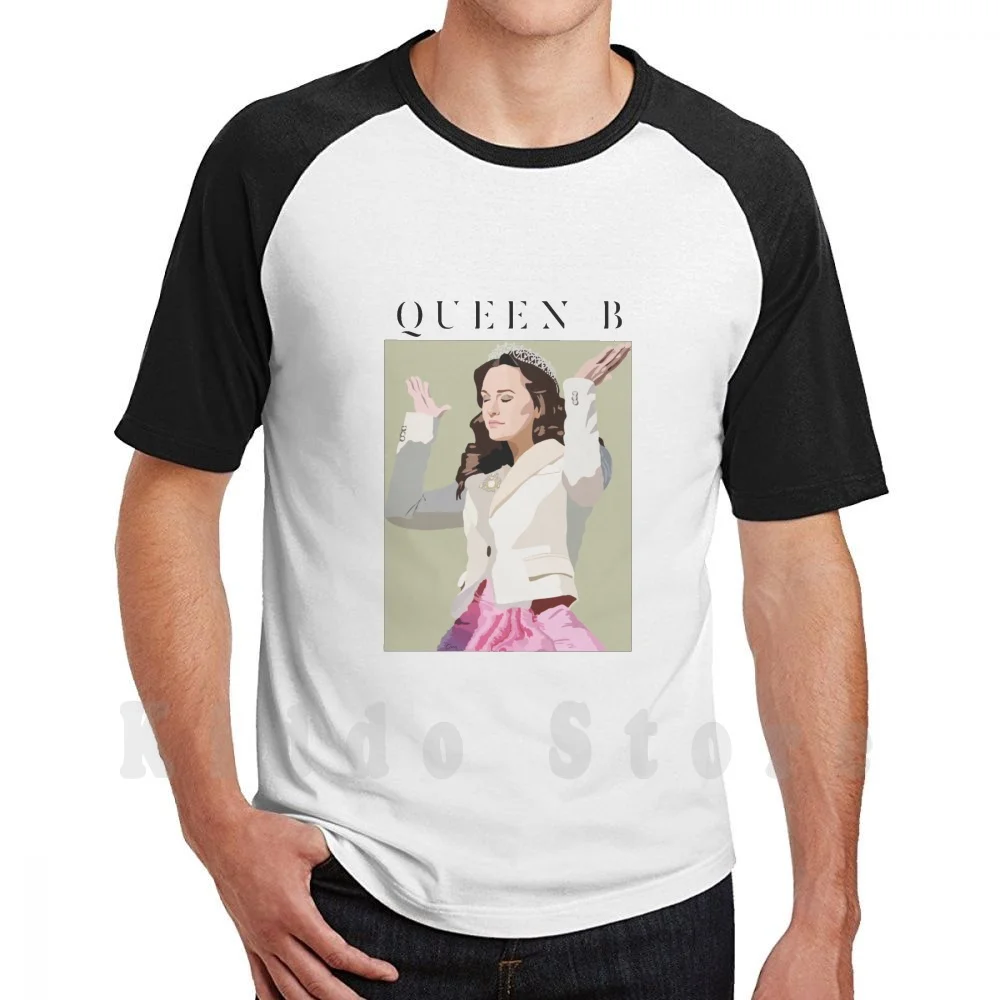 Gossip Girl Blair ‘queen B’ T Shirt Print For Men Cotton New Cool Tee Monaco Engagement Gossip Girl Blair Waldorf Chuck Bass Gg