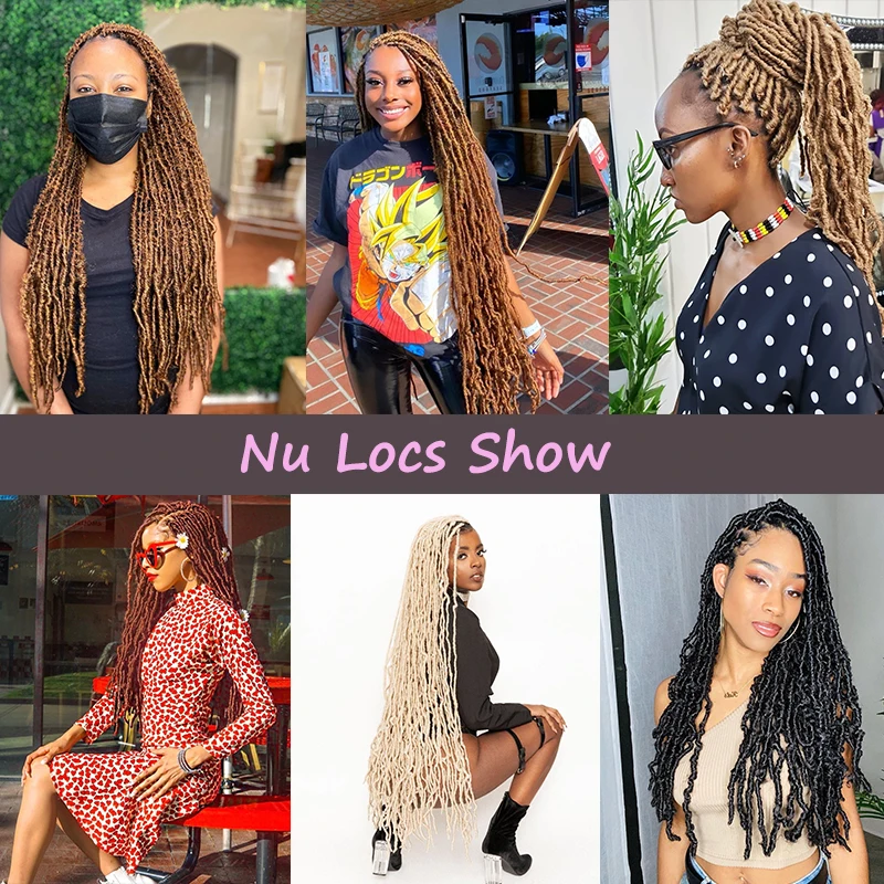 كامل ستار الشعر الاصطناعية نو لوكس آلهة فو لوكس بوبي بوس الكروشيه الضفائر المرأة الأفريقية الأسود أومبير جمع 2X فوضوي مجعد #6