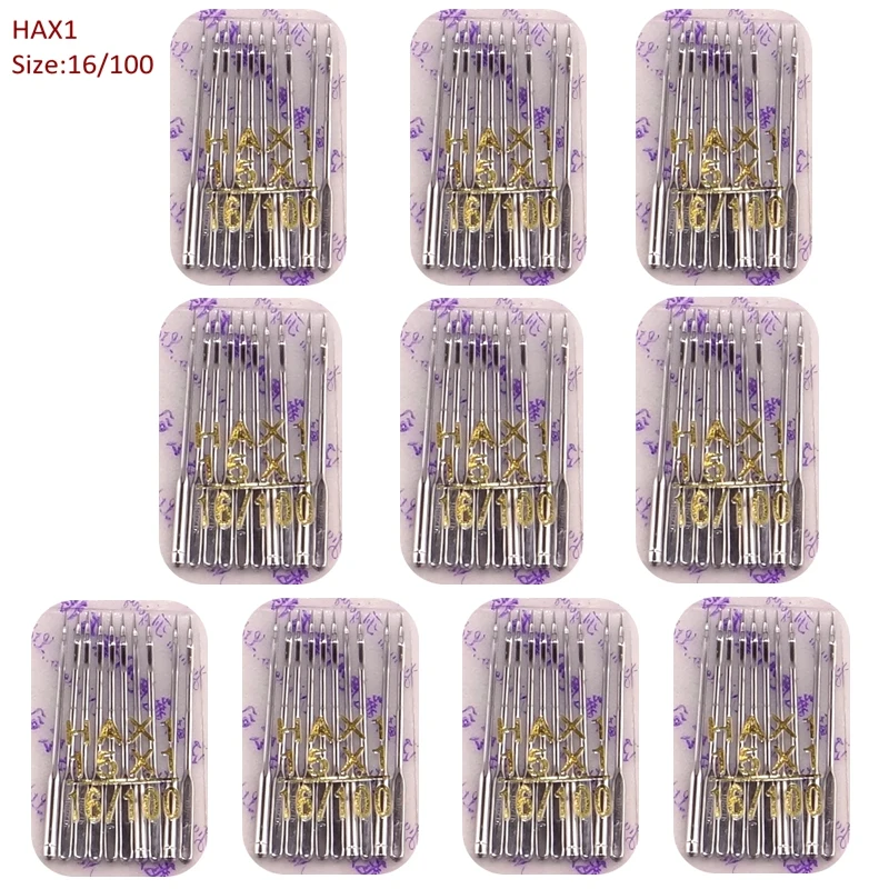 

100pcs sewing needles size 16# HAX1 for brother butterfly flyingman Janome singer feiyue toyata domestic machine