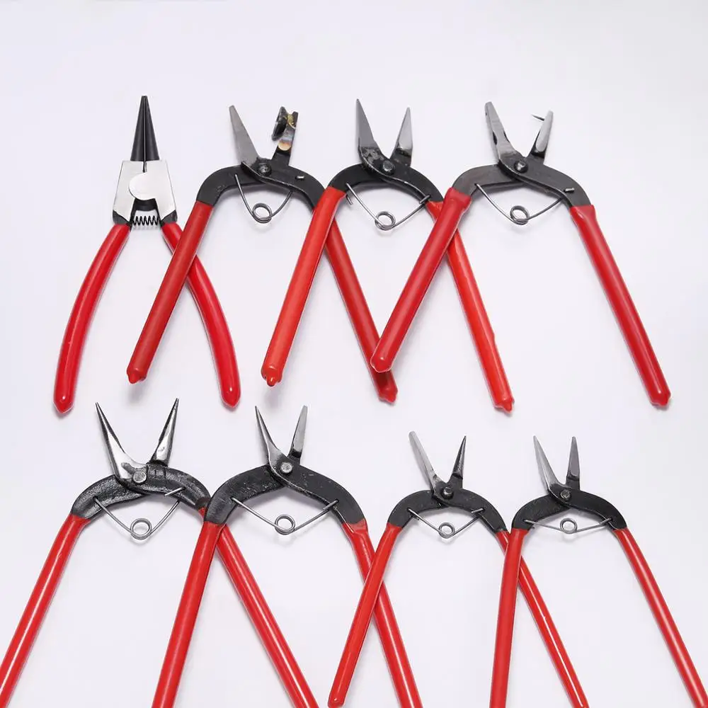 1pcs Round Nose Cutting Wire Pliers Hole Punch Plier Jewelry Handmade Pliers for DIY Bracelet Pendant Jewelry Making Tools