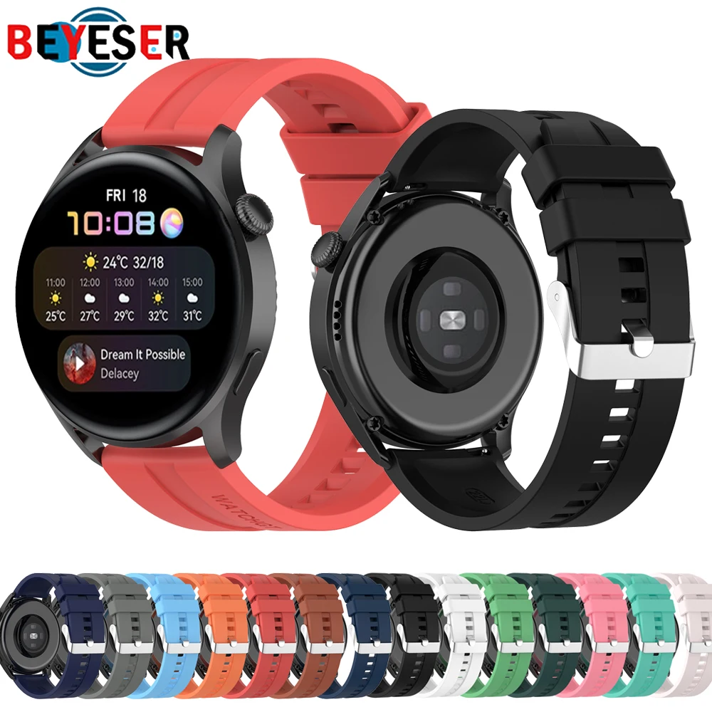 

Huawei Watch 3/3 Pro Strap For Samsung Galaxy Watch 3 45mm 46mm Huawei Watch GT 2 2E Amazfit GTR 47mm 22mm Watch Band Bracelet