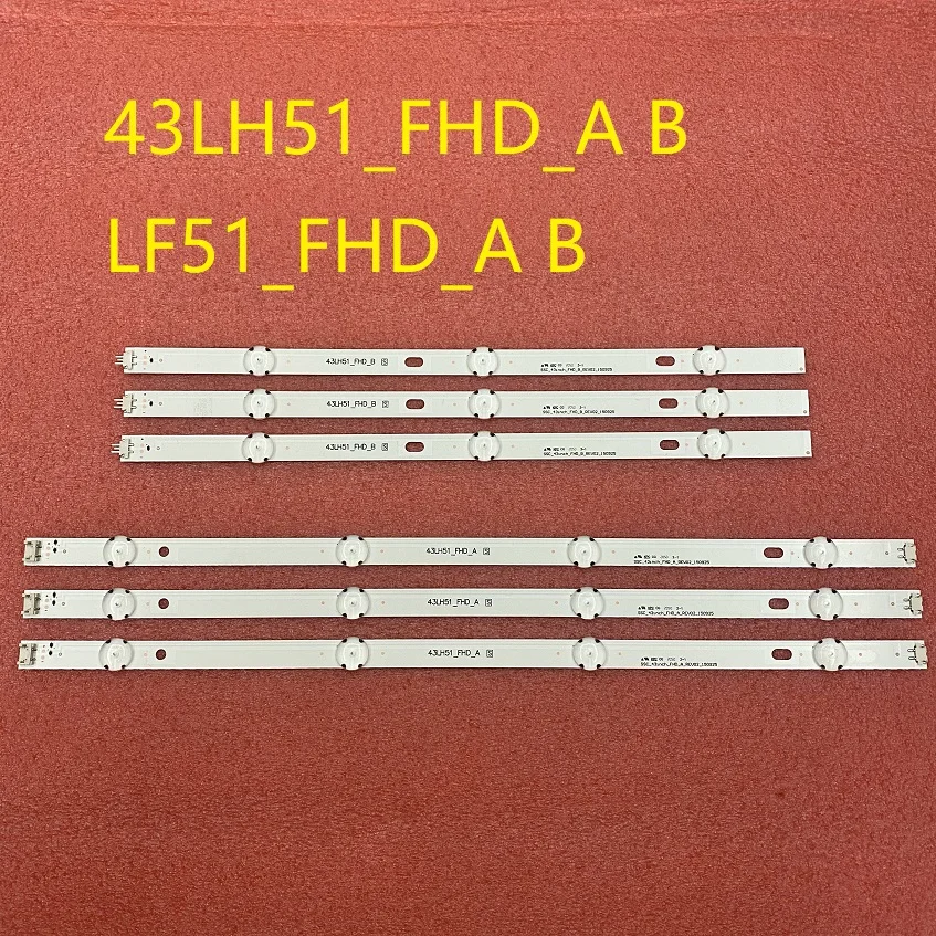 LED Strip For 43LJ594V 43LH595V 43LF510V 43LF5100 43LH520V 43LH5100 43LJ515V 43LH510V 43LH570V 43LH511T 43LH51_FHD_A  B LF51_FHD