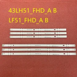 LED Strip For 43LJ594V 43LH595V 43LF510V 43LF5100 43LH520V 43LH5100 43LJ515V 43LH510V 43LH570V 43LH511T 43LH51_FHD_A B LF51_FHD