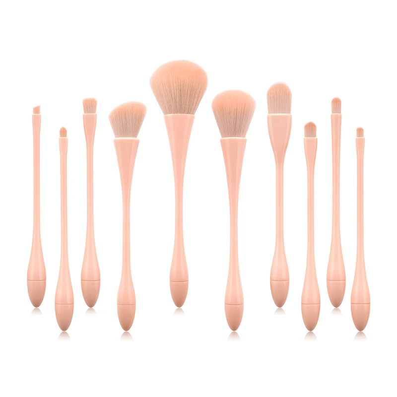 New Arrival 10pcs/set Makeup Brush Multiple Uses Eyeshadow Eyebrow Concealer Powder Blush For Women Makeup Tools