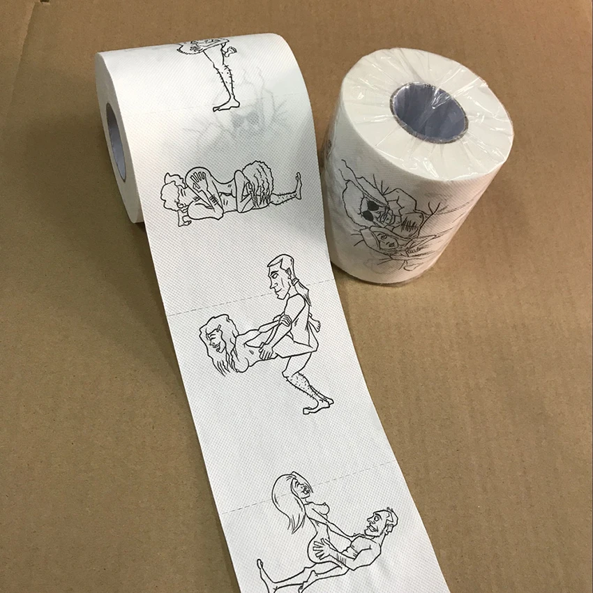 Hot Super Funny Joke Paper Rolls Toilet Towels Bulk Bathroom Tissue Soft nurse Creative Tissue 3Ply