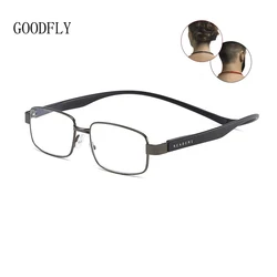 Magnetic Reading Glasses Men Women Portable Hanging Neck Spuare Eyeglasses Blue Light Blocking Glasses Eyewear 2022 trending