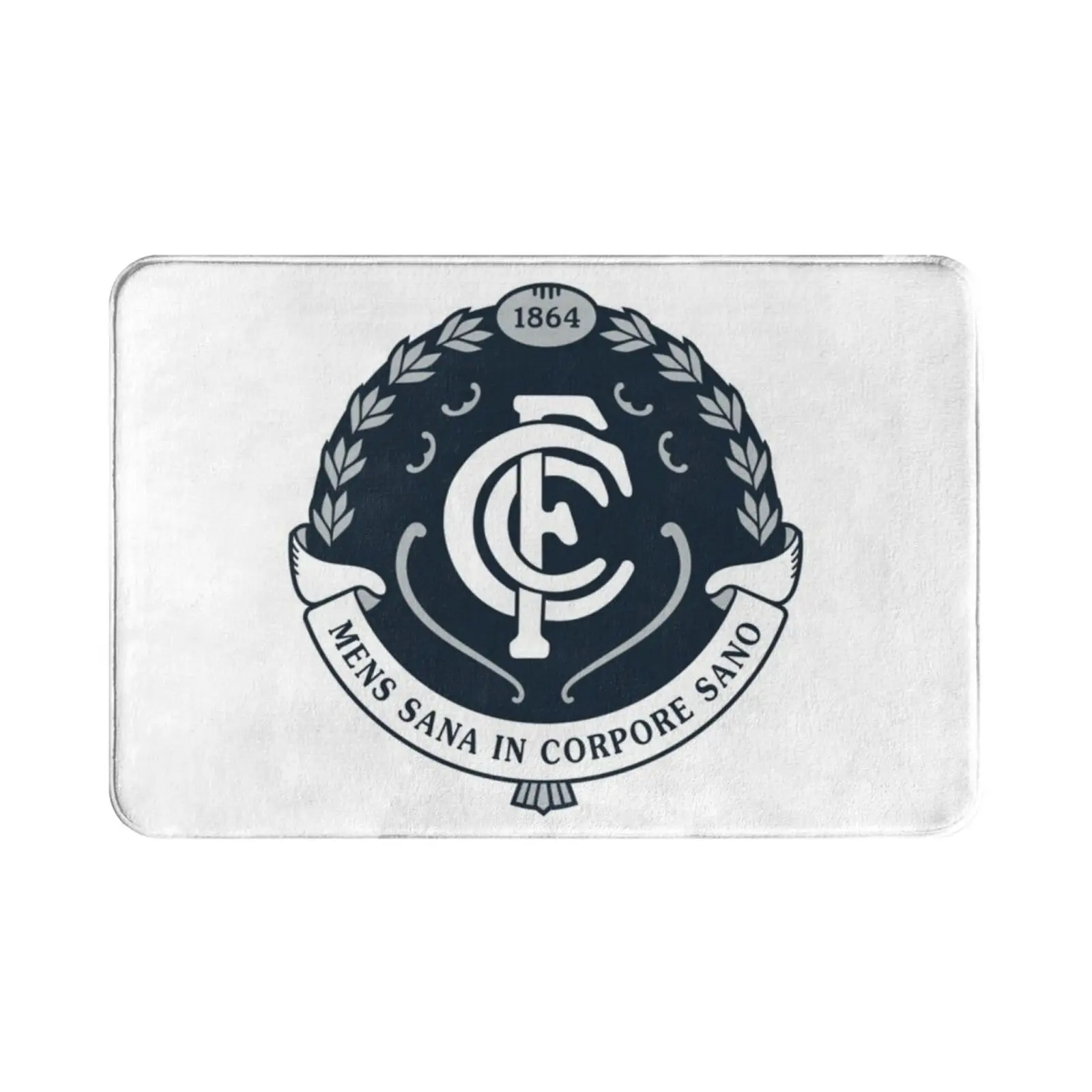 Afl Carlton Carpet Mat Rug Cushion Soft Non-Slip Afl Carlton Blues Footy Melbourne Aussie Rules Collingwood Football