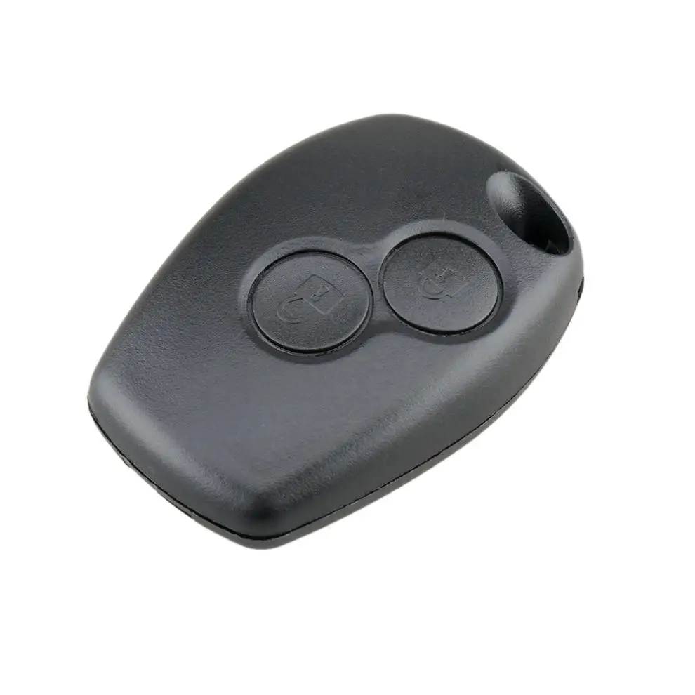 Coque de clé télécommande à 2 boutons pour voiture, compatible avec Renault Megane, Modus, Espace, Laguna, Duster, Logan, DACIA, Sandero, Fluence, Clio, Kangoo