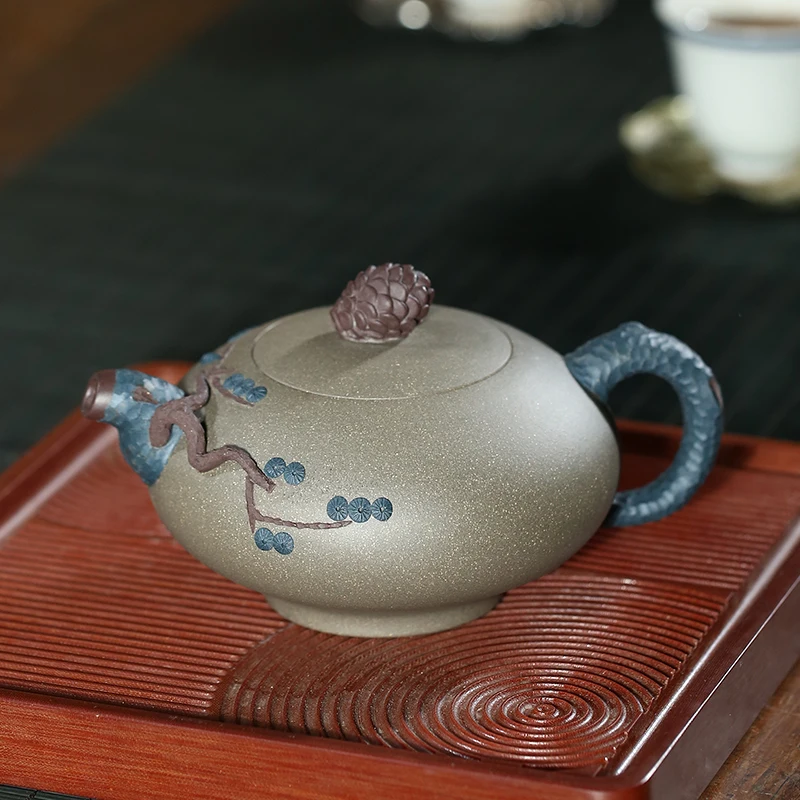 ★pot of yixing masters are recommended pure hand-made tea undressed ore its period of large capacity teapot pinecbeauty