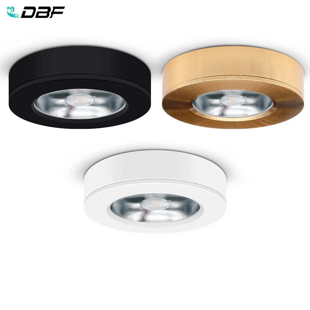 

Super Thin Surface Mounted Ceiling Spot Light Not Dimmable 3W 5W 7W 9W LED Downlight for Indoor Cabinet Showcase Lighting